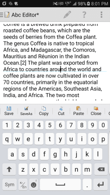Скриншот приложения My Text Editor - №4