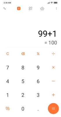 Скриншот приложения Mi Calculator - №1