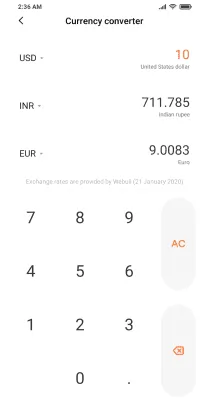Скриншот приложения Mi Calculator - №5
