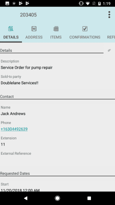 Скриншот приложения SAP CRM Service Manager - №5
