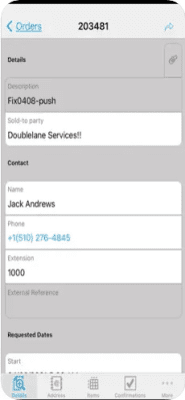 Скриншот приложения SAP CRM Service Manager - №3