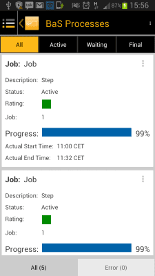 Скриншот приложения SAP Job Progress Monitor - №5