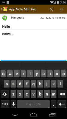 Скриншот приложения App Note Mini - №3