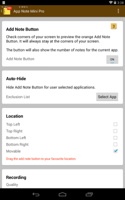 Скриншот приложения App Note Mini - №6