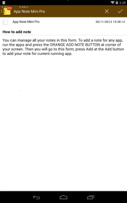 Скриншот приложения App Note Mini - №8