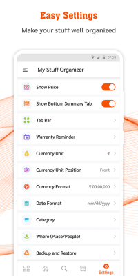 Скриншот приложения My Stuff Organizer - №6
