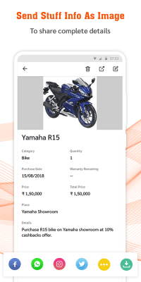 Скриншот приложения My Stuff Organizer - №8