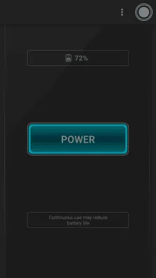 Скриншот приложения Фонарик - Tiny Flashlight - №3