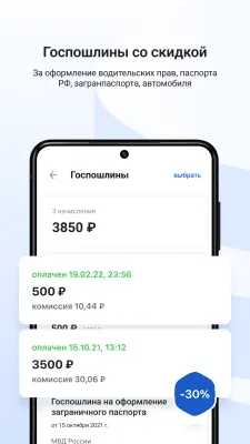 Скриншот приложения Госуслуги - №5