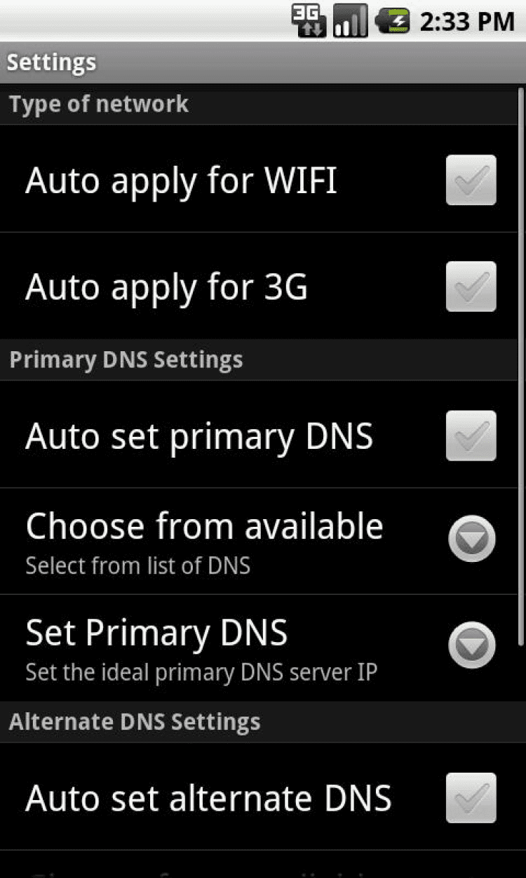 Днс приложение для андроид. WIFI микрофон Android ДНС очёр. Android Phone Network Type Changer\.