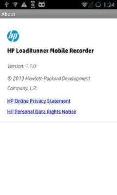 Скриншот приложения HP LoadRunner Mobile Recorder - №4