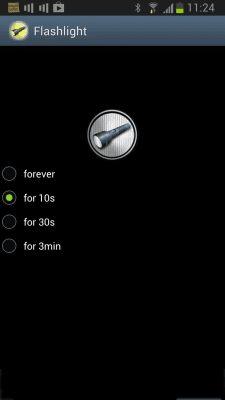 Скриншот приложения Timed Flashlight - №1