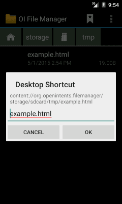 Скриншот приложения Открыть в Браузере - №5