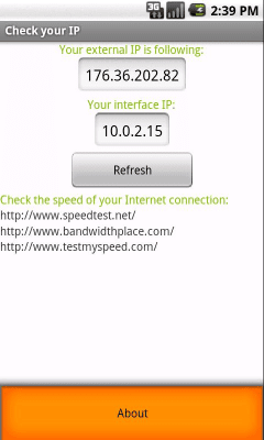 Скриншот приложения Check your IP - №2