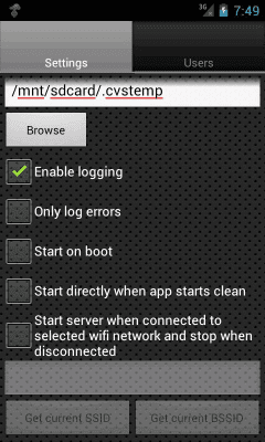 Скриншот приложения CVS Server - №3