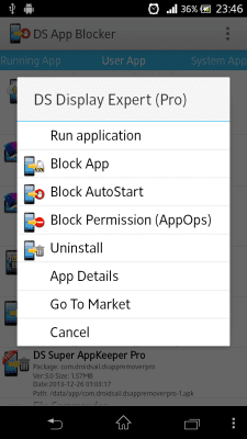 Скриншот приложения DS Permission Manager (AppOps) - №2