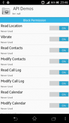 Скриншот приложения DS Permission Manager (AppOps) - №4