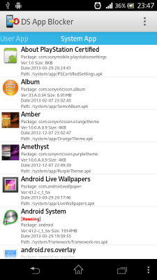 Скриншот приложения DS Permission Manager (AppOps) - №6