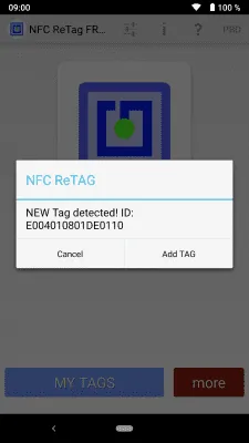 Скриншот приложения NFC ReTag FREE - №2