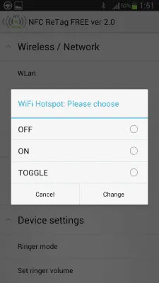 Скриншот приложения NFC ReTag FREE - №5