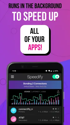 Скриншот приложения Speedify для Android - №4