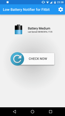 Скриншот приложения Low Battery Alert for Fitbit - №2
