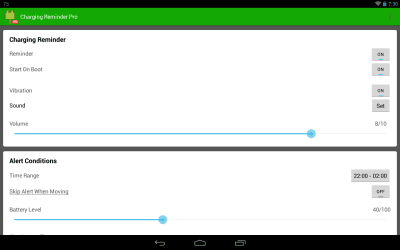 Скриншот приложения Зарядка напоминание - №10