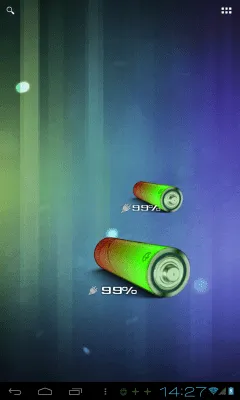 Скриншот приложения 3D AA Battery Widget - №1