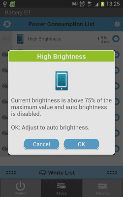 Скриншот приложения Battery Elf - №4