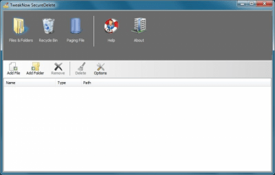 Скриншот приложения TweakNow SecureDelete - №1