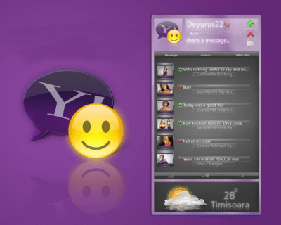 Скриншот приложения Yahoo! Messenger - №1