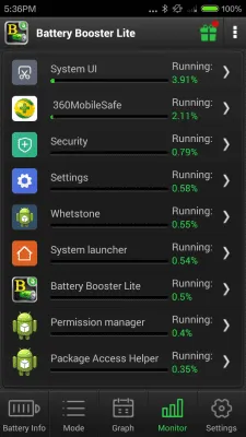 Скриншот приложения Battery Booster Lite - №4