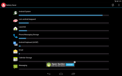 Скриншот приложения Open Garden Battery Saver - №3