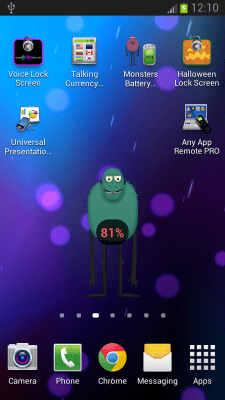 Скриншот приложения Monsters Battery Widget - №2