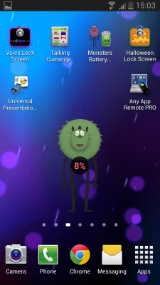 Скриншот приложения Monsters Battery Widget - №6