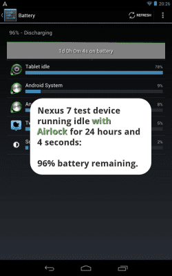 Скриншот приложения Airlock - Battery Saver - №2
