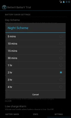 Скриншот приложения BetterX Battery Trial(2X Life) - №5