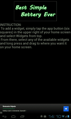 Скриншот приложения Best Simple Battery Widget - №3