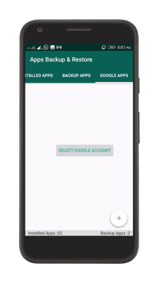 Скриншот приложения Apps Backup & Restore - №3