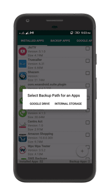 Скриншот приложения Apps Backup & Restore - №4