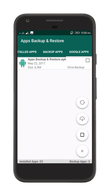 Скриншот приложения Apps Backup & Restore - №6