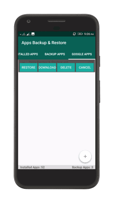 Скриншот приложения Apps Backup & Restore - №7