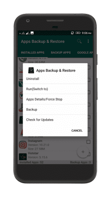 Скриншот приложения Apps Backup & Restore - №8