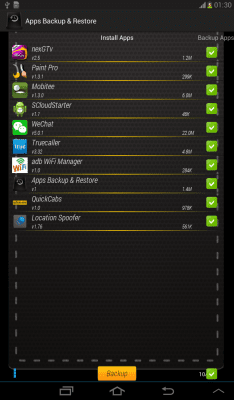 Скриншот приложения Apps Backup & Restore - №10