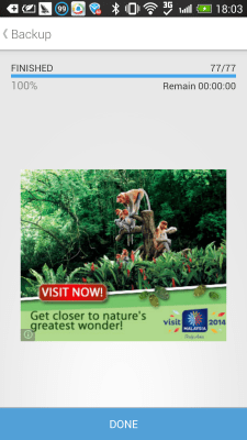 Скриншот приложения SMS Backup & Restore (Kitkat) - №3