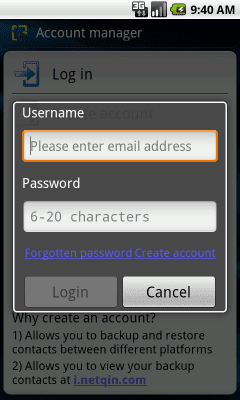 Скриншот приложения Contacts Importer - №5