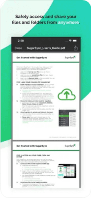 Скриншот приложения SugarSync - №3