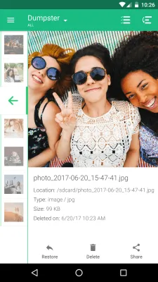 Скриншот приложения Корзина Dumpster - №8
