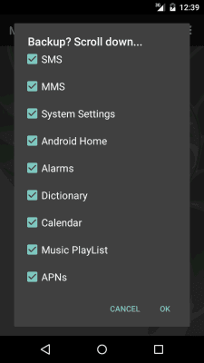 Скриншот приложения My Backup - №11
