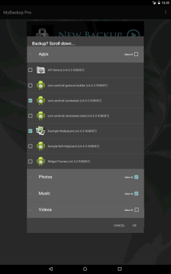 Скриншот приложения My Backup - №16